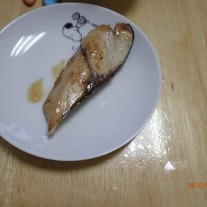 イナダの照り焼き